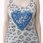 Payet Kalpli Leopar Triko Atlet Bluz